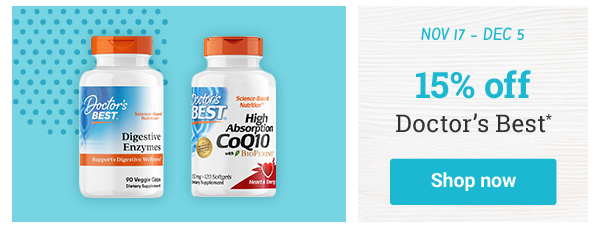 15% off Doctor's Best*